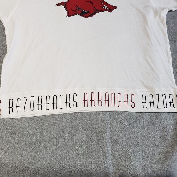 New Women's Arkansas Razorback Russell‎ T-Shirt Woo Pig Sooie Size 2XL (20) - Picture 3 of 10